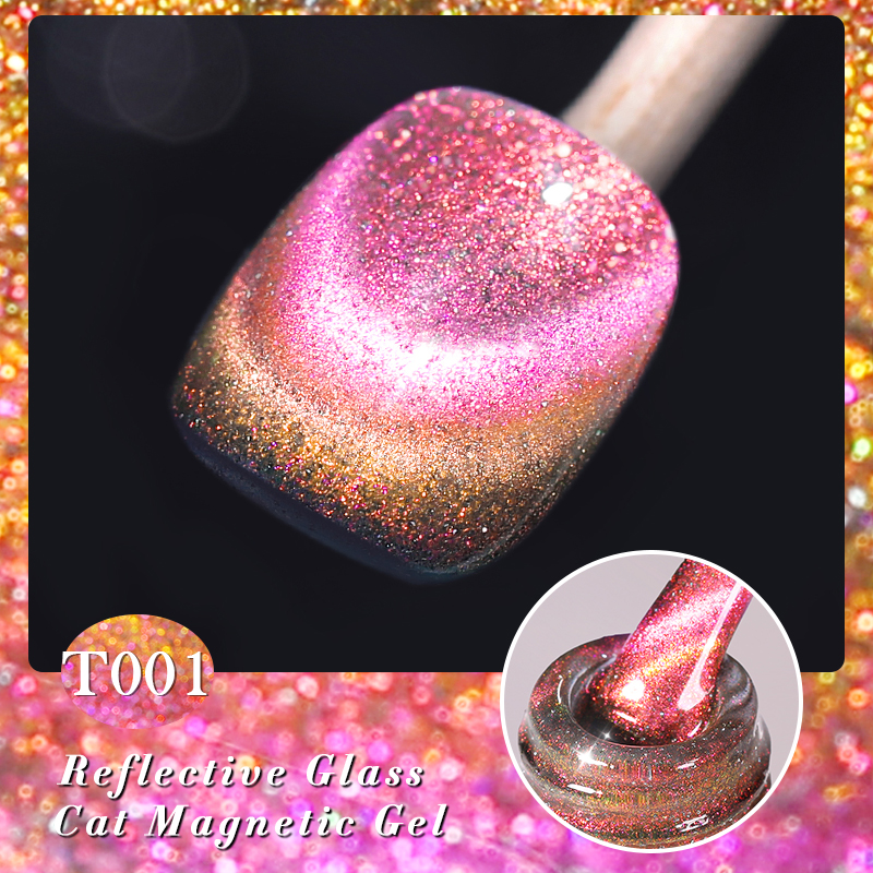 BORN PRETTY PRO UV/LED gél lakk 15 ml - T001 - Rainbow Reflective