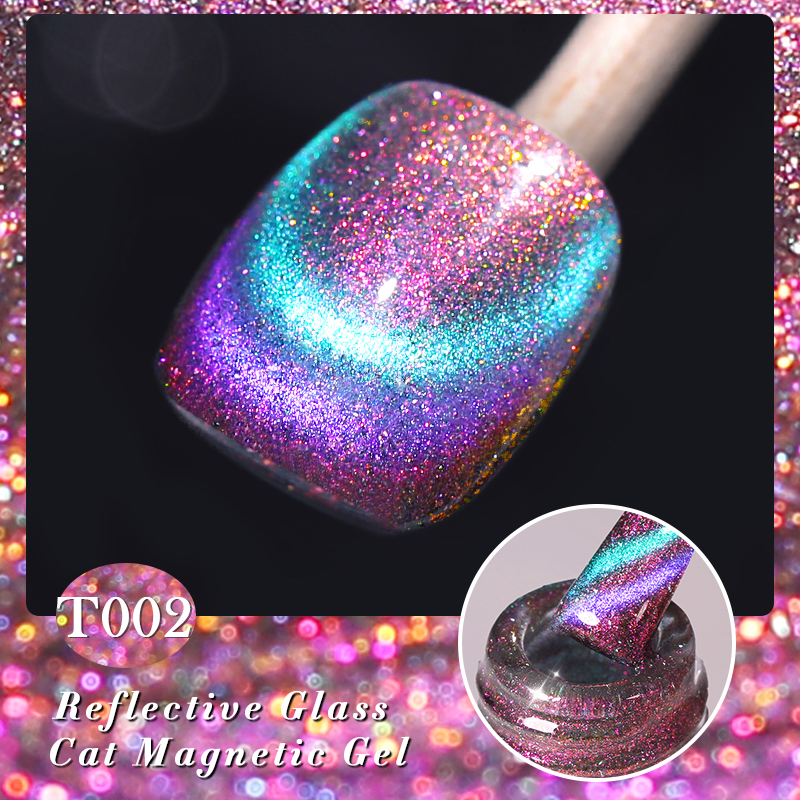 BORN PRETTY PRO UV/LED gél lakk 15 ml - T002 - Rainbow Reflective