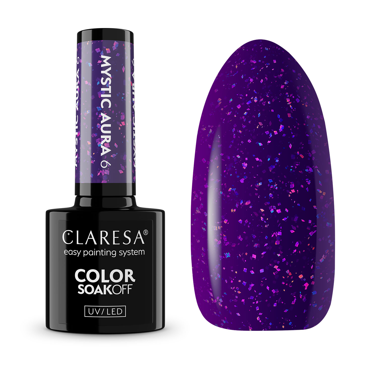 CLARESA UV/LED gél lakk 5g - Mystic Aura 6
