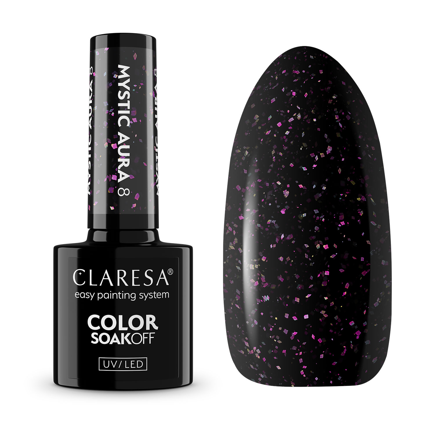 CLARESA UV/LED gél lakk 5g - Mystic Aura 8