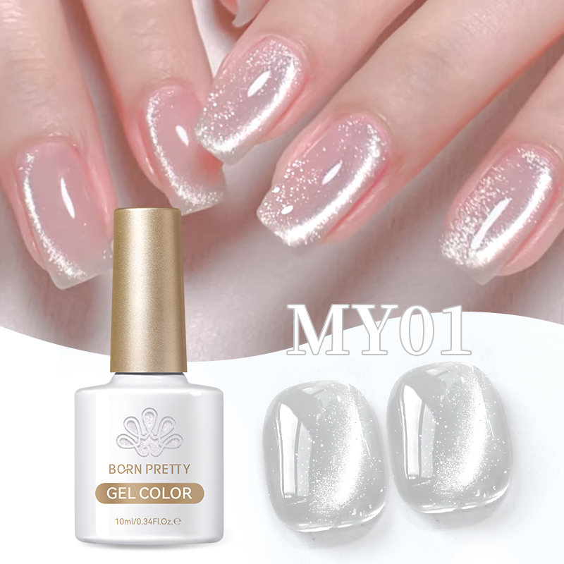 Born Pretty Cat Magnetic UV/LED gél lakk 10 ml - MY01 - First Love