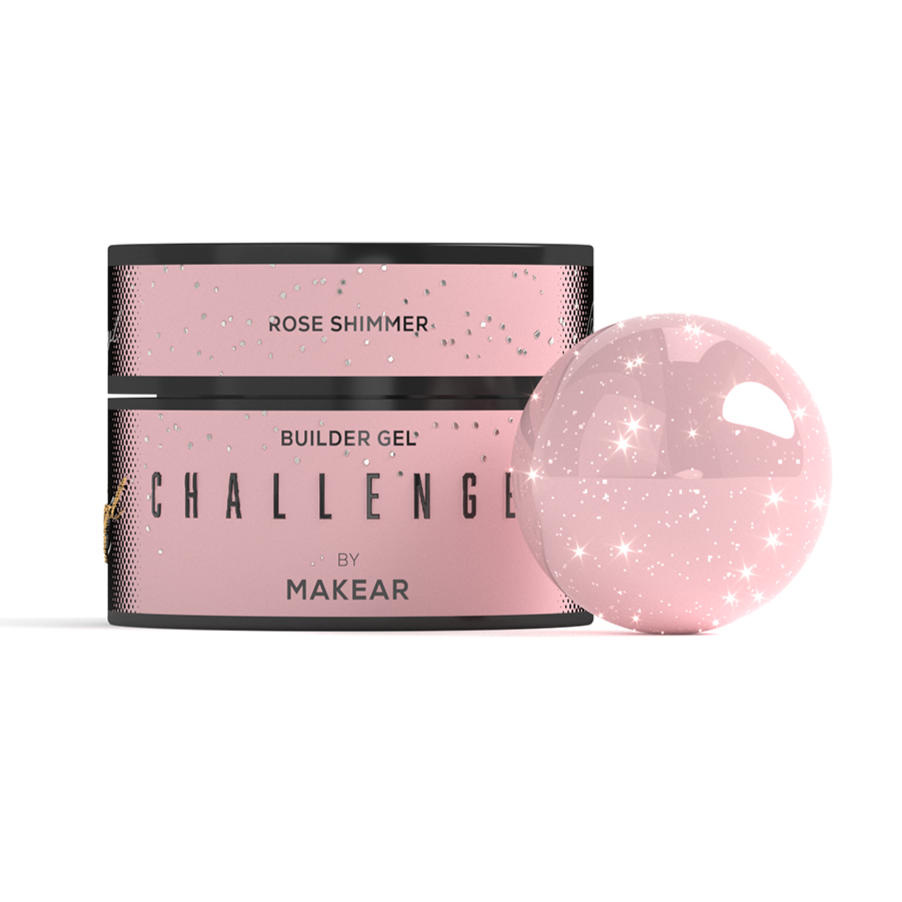 MAKEAR Challengel Builder Gel 15ml - No.HG14 Rose Shimmer