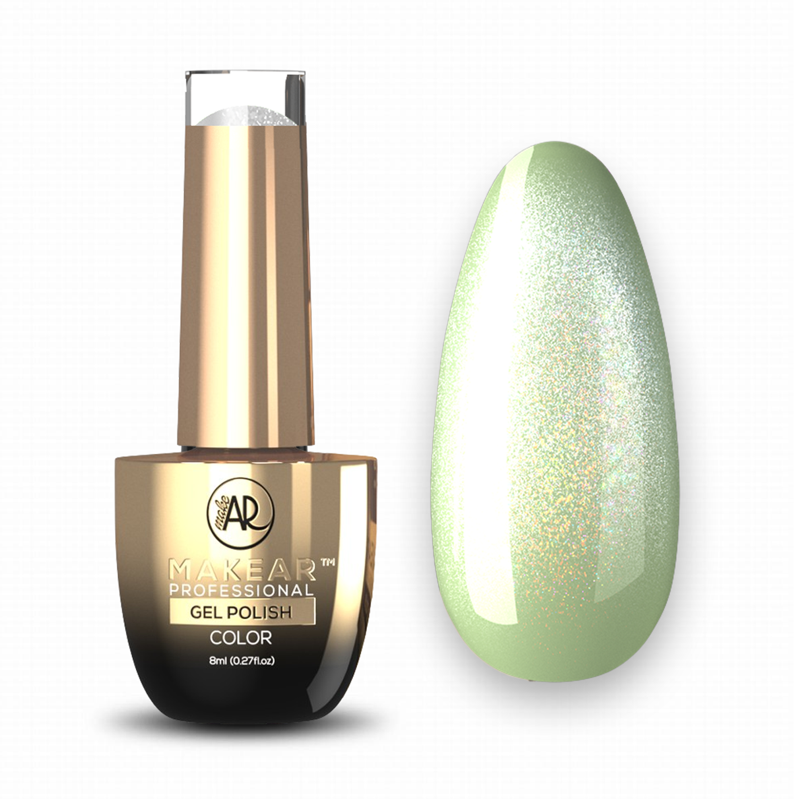 MAKEAR Holo Cat Eye Gel Polish 8ml - Cleangirl Collection - No.HC05
