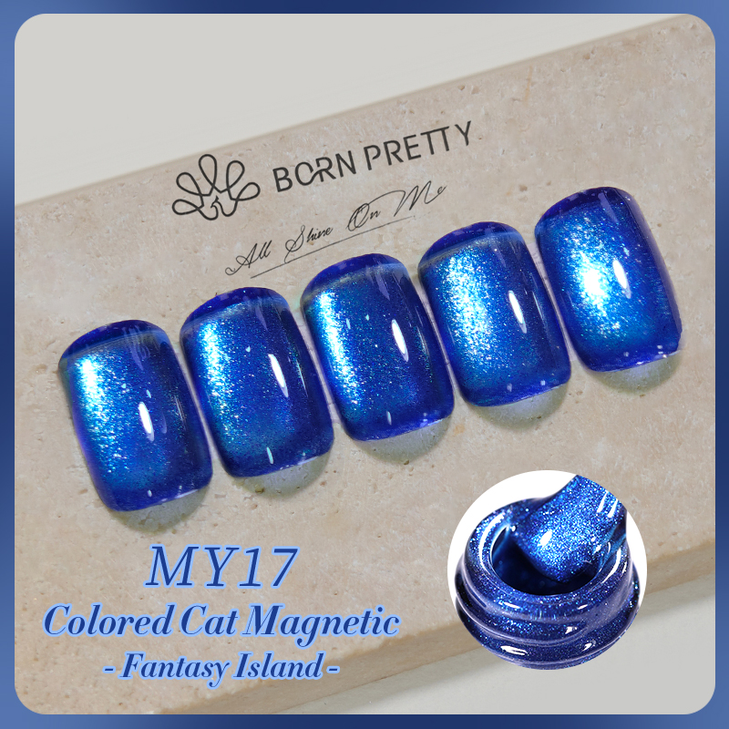 Born Pretty Cat Magnetic gél lakk 10 ml - MY017 - Fantasy Island 