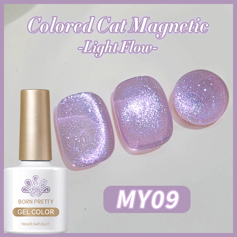 Born Pretty Cat Magnetic UV/LED gél lakk 10 ml - MY09 - Light Flow