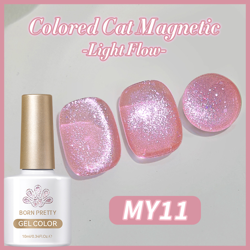 Born Pretty Cat Magnetic UV/LED gél lakk 10 ml - MY11 - Light Flow