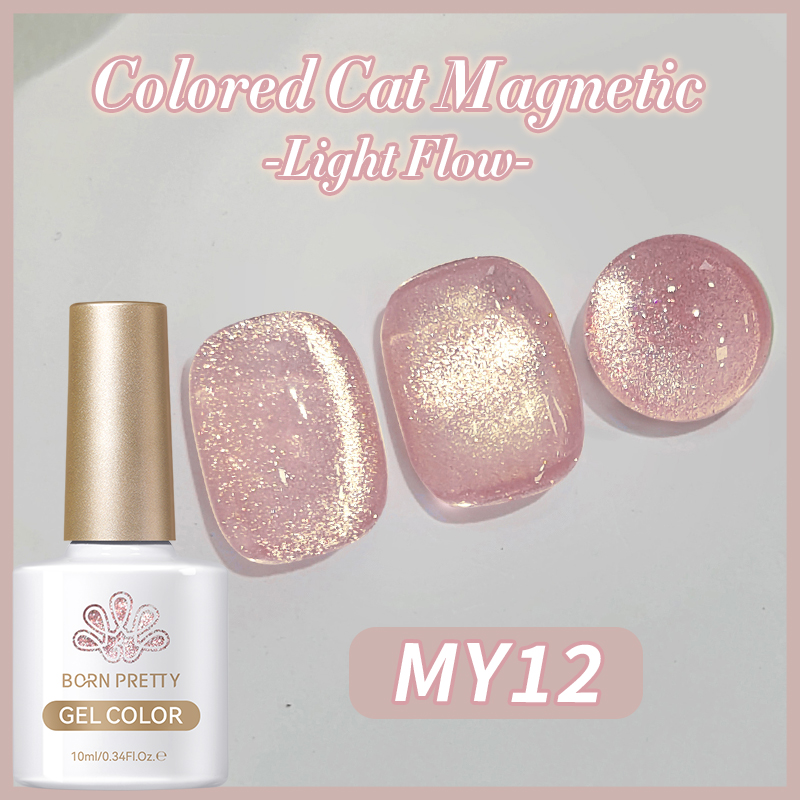 Born Pretty Cat Magnetic UV/LED gél lakk 10 ml - MY12 - Light Flow