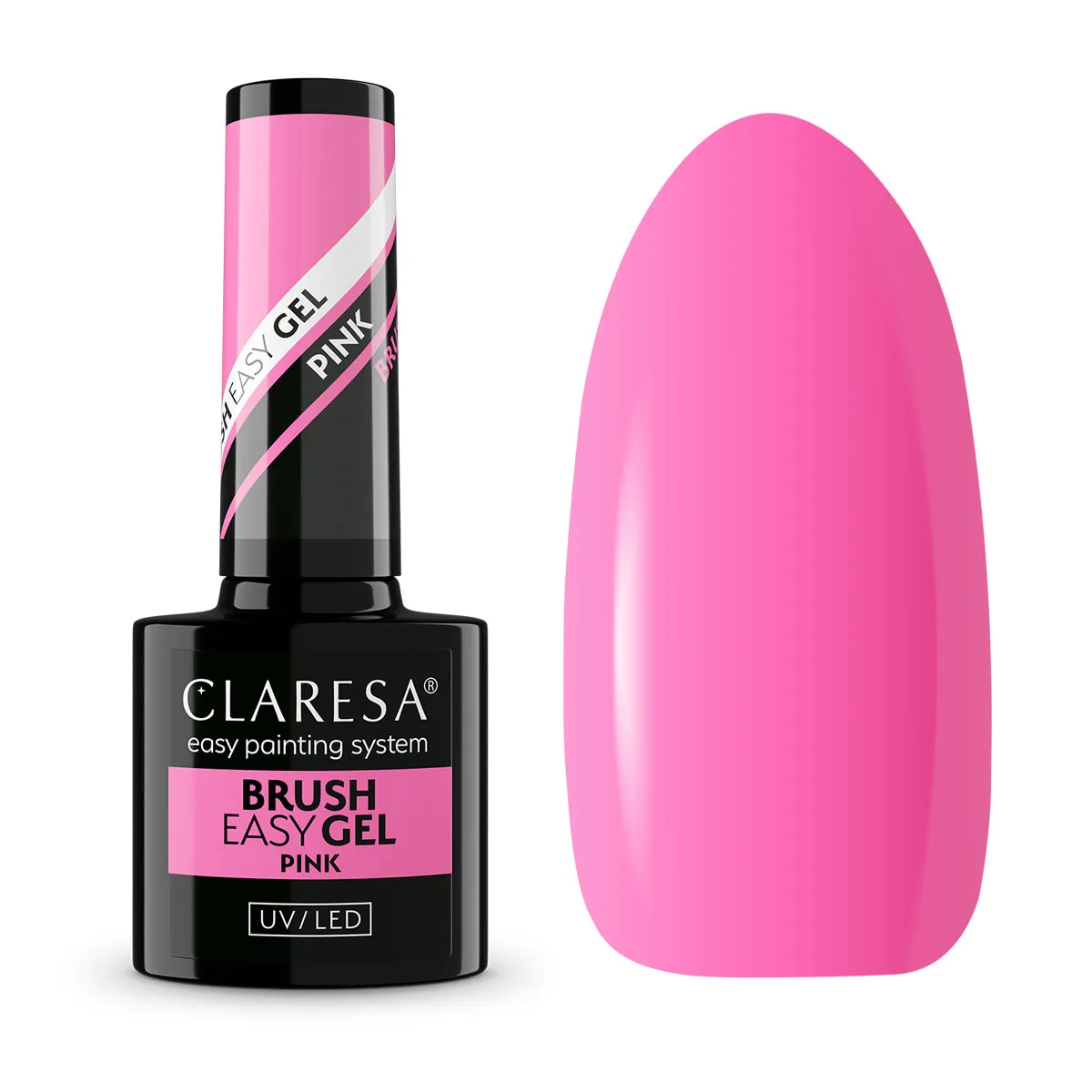CLARESA UV/LED Brush Easy Gel 5g - Pink