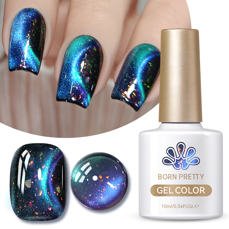 Born Pretty Cat Magnetic UV/LED gél lakk 10 ml - MY35 - 9D Cat Eye 