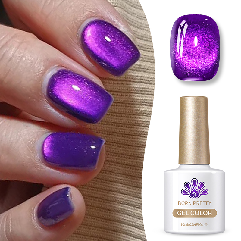 Born Pretty Cat Magnetic UV/LED gél lakk 10 ml - MY43