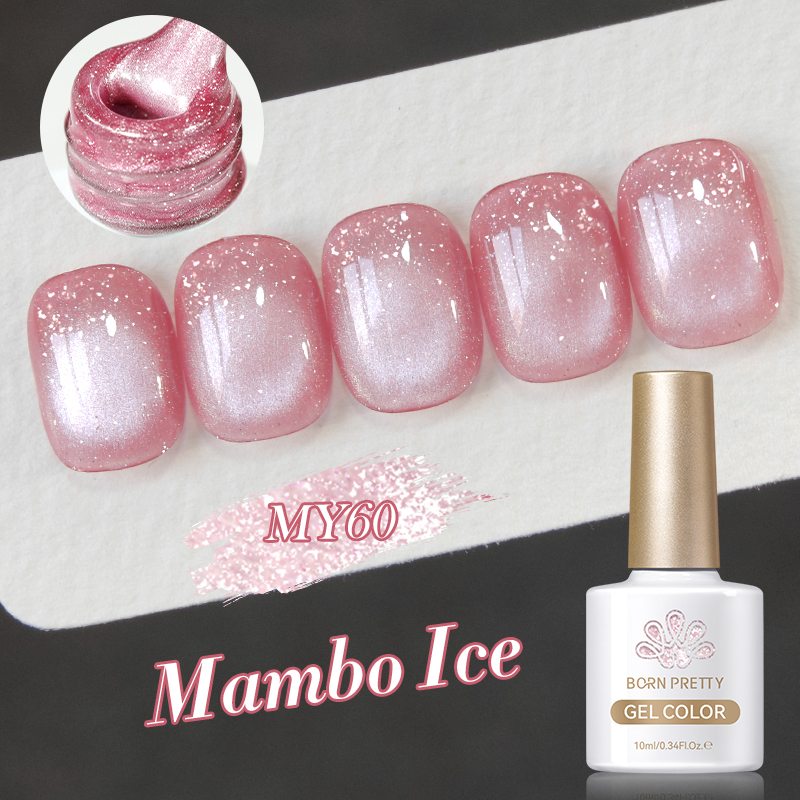 Born Pretty Cat Magnetic UV/LED gél lakk 10 ml - MY60 - Mambo Ice