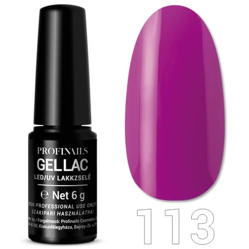 Profinails Gel Lac LED/UV lakkzselé 6gr No.113