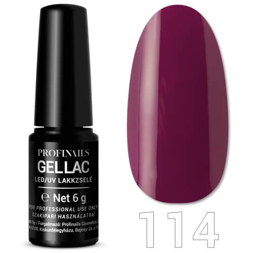 Profinails Gel Lac LED/UV lakkzselé 6gr No.114