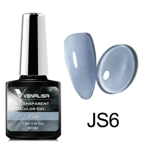 Venalisa Transparent UV/LED Gél Lakk 7.5 ml (átlátszós) - JS06