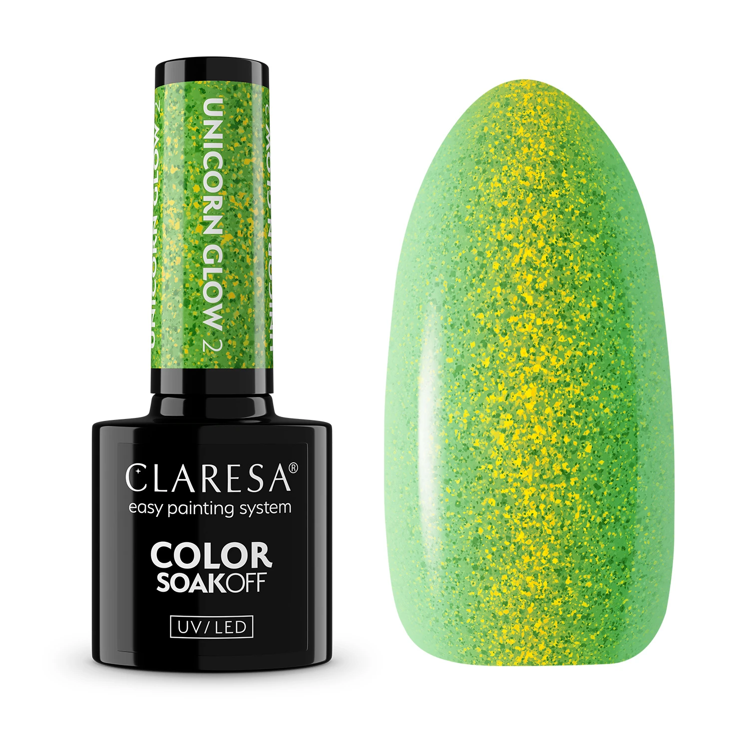 CLARESA UV/LED gél lakk 5g - Unicorn Glow 2