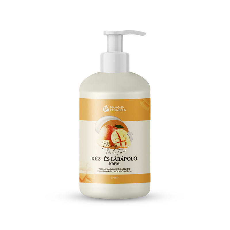 Kéz-és lábápoló krém 500ml - Mango & Passion Fruit
