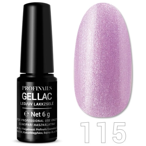 Profinails Gel Lac LED/UV lakkzselé 6gr No.115