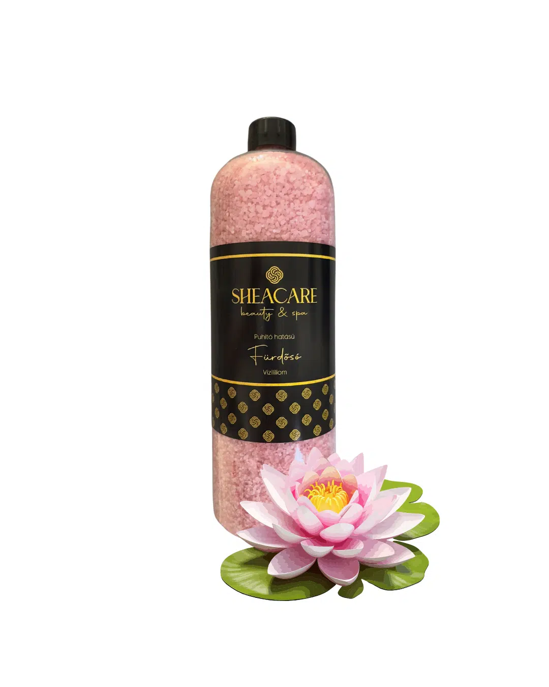 SheaCare - Fürdősó és Lábáztató só 1300g - Vízililiom