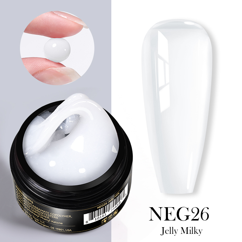 Born Pretty  Pro fixálásmentes gyurmazselé 15 ml -  NEG26 - Áttetsző