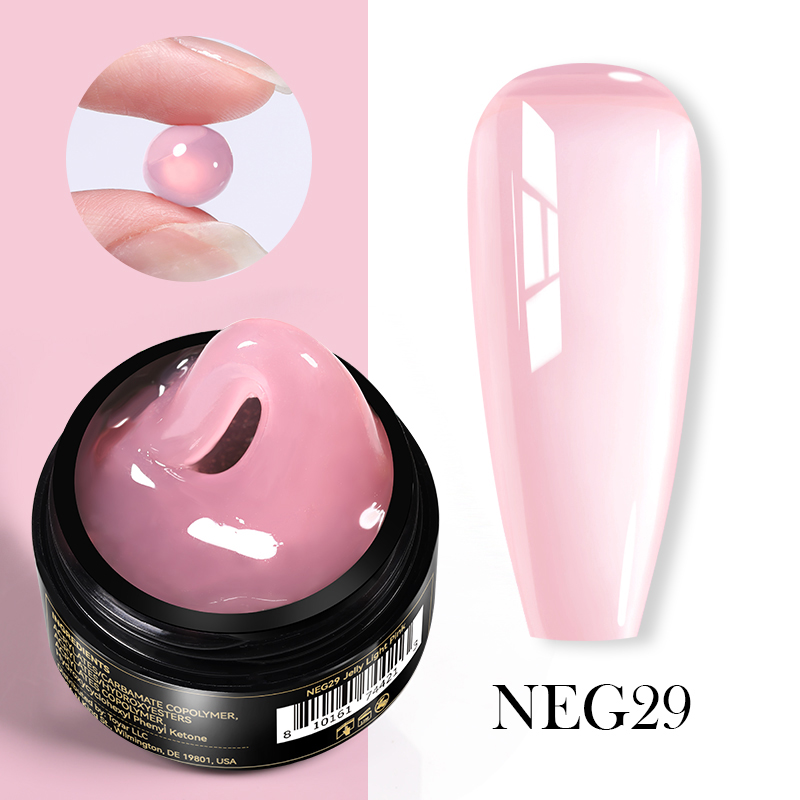 Born Pretty  Pro fixálásmentes gyurmazselé 15 ml -  NEG29 - Áttetsző