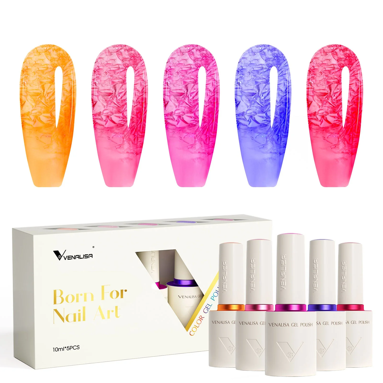Venalisa 5 db-os UV/LED Gél lakk szett - 5x10 ml - V2510