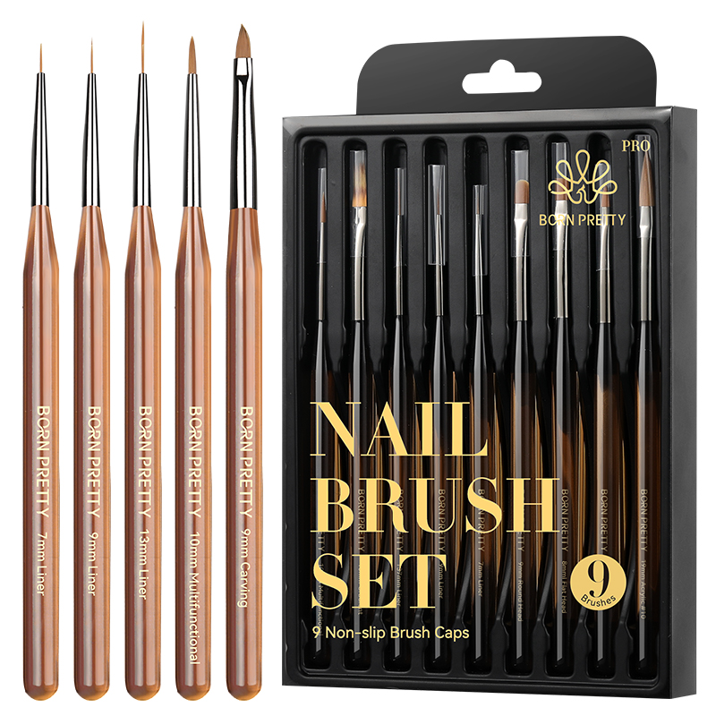 BORN PRETTY PRO ecset szett - 9 db