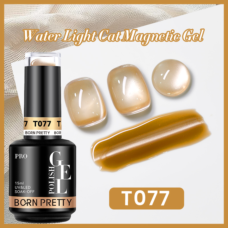 BORN PRETTY PRO UV/LED gél lakk 15 ml - T077 - Water Light Cat Magnetic