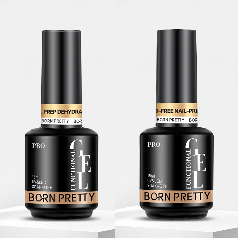 Born Pretty PRO - Nail Prep + Savmentes Primer szett - 2x15 ml