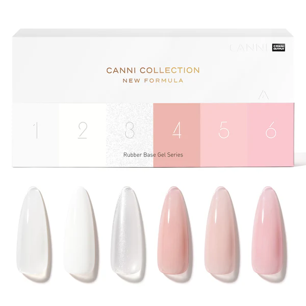 CANNI HEMA FREE Rubber Base Gel szett - erősített gél lakk alap
