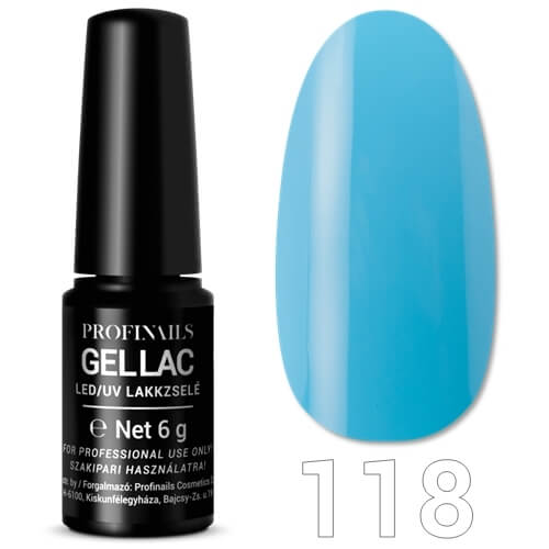 Profinails Gel Lac LED/UV lakkzselé 6gr No.118