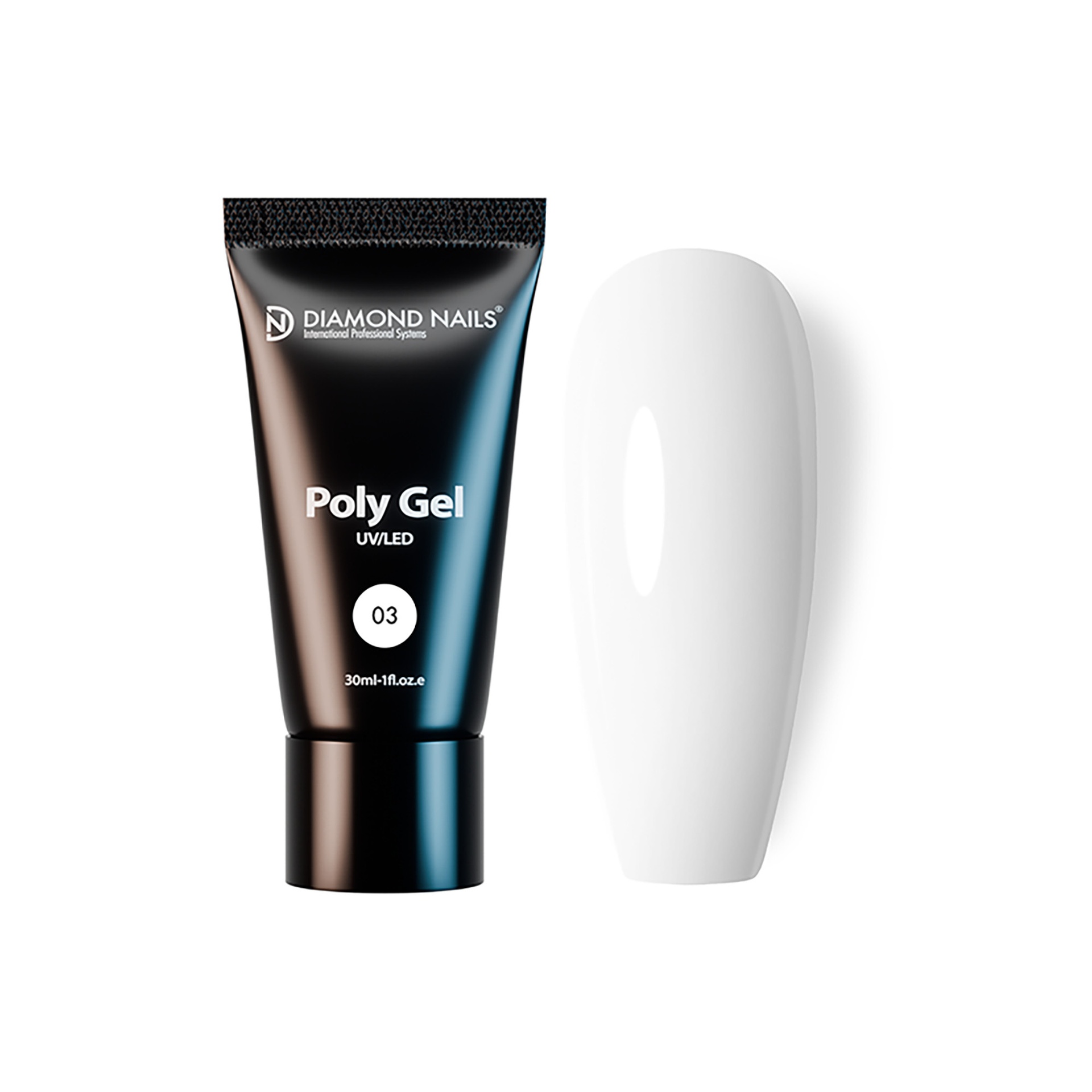 Diamond Nails PolyGel  - Milky White 03 - 30ml - HEMA- és TPO-mentes 