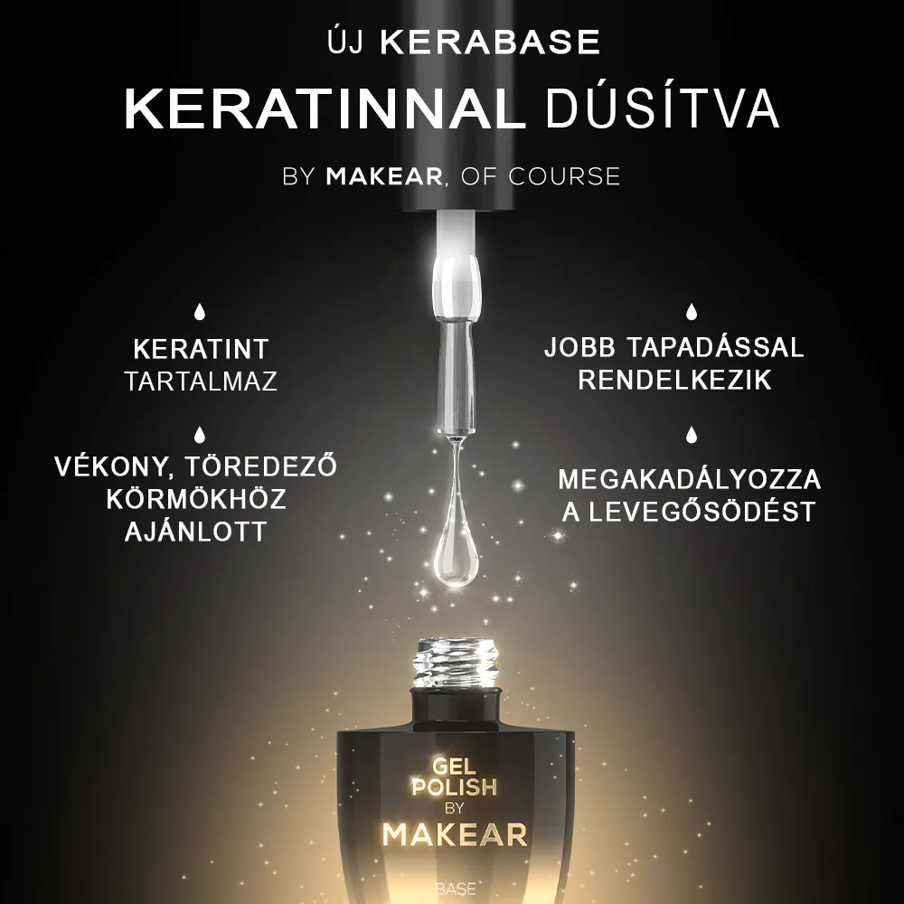 MAKEAR Hema Free Keratin Base 15 ml - Clear