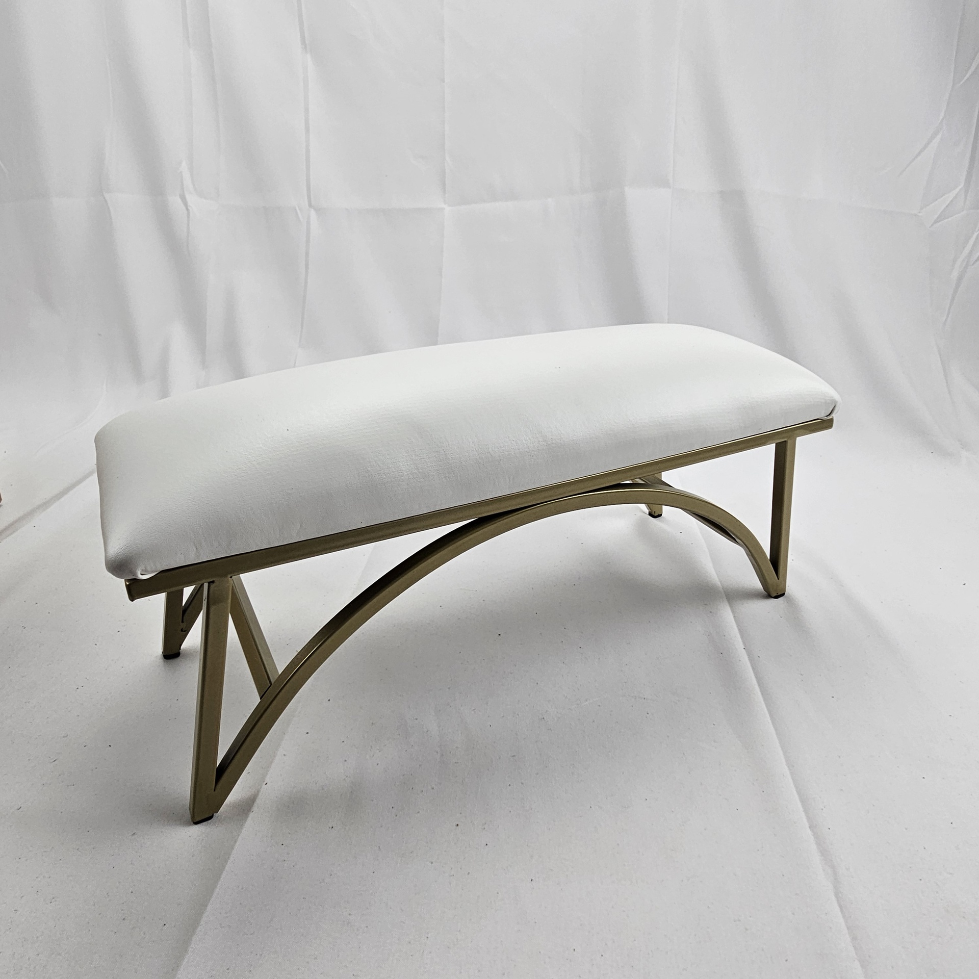 Kéztámasz - fehér műbőr