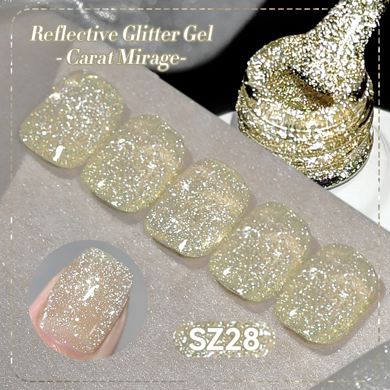 Born Pretty UV/LED gél lakk 10 ml - SZ28 - Carat Mirage
