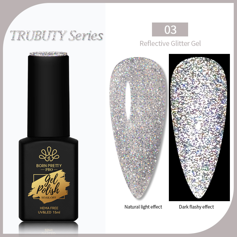 Born Pretty Trubuty UV/LED HEMA FREE gél lakk 15 ml - No.003