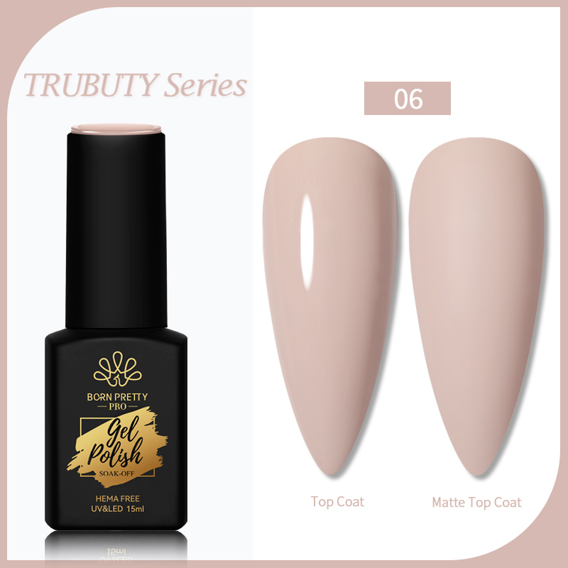 Born Pretty Trubuty UV/LED HEMA FREE gél lakk 15 ml - No.006
