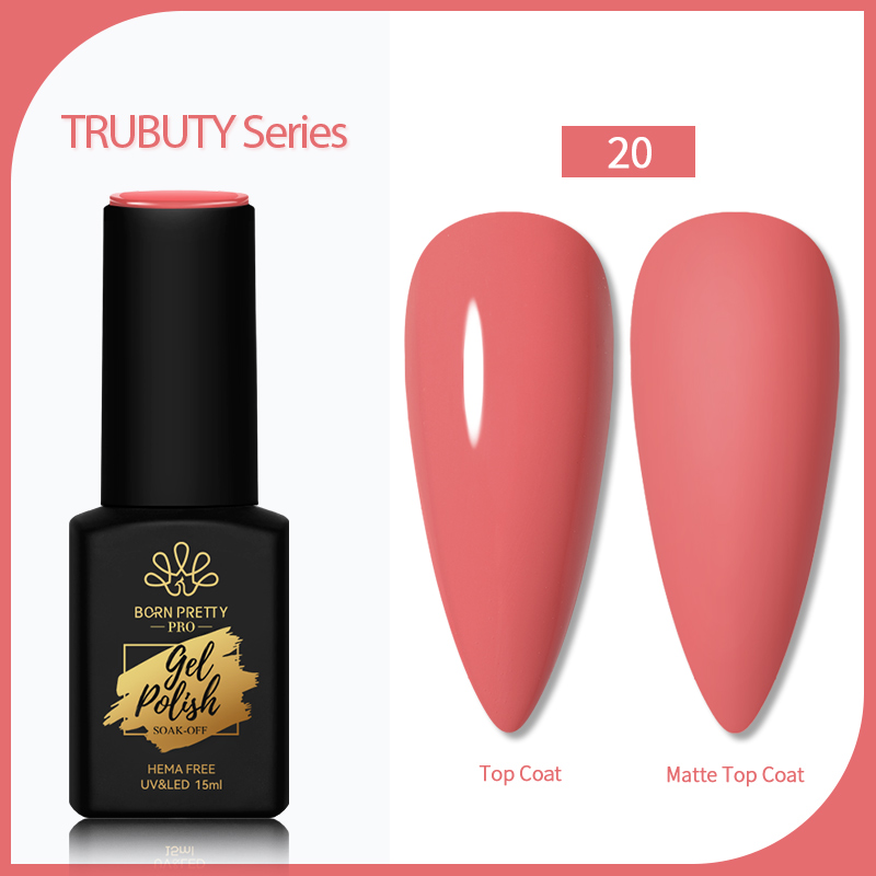 Born Pretty Trubuty UV/LED HEMA FREE gél lakk 15 ml - No.020