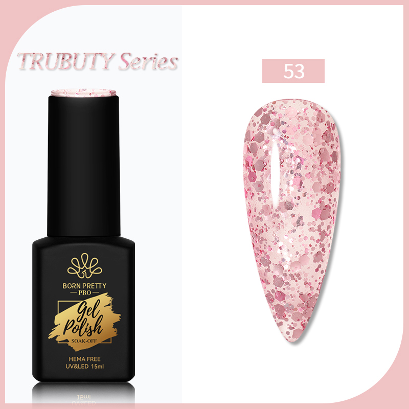 Born Pretty Trubuty UV/LED HEMA FREE gél lakk 15 ml - No.053