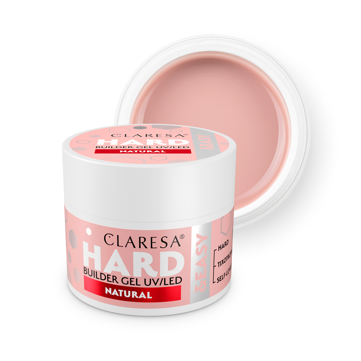 CLARESA Hard&Easy Builder Gél 45g - Natural