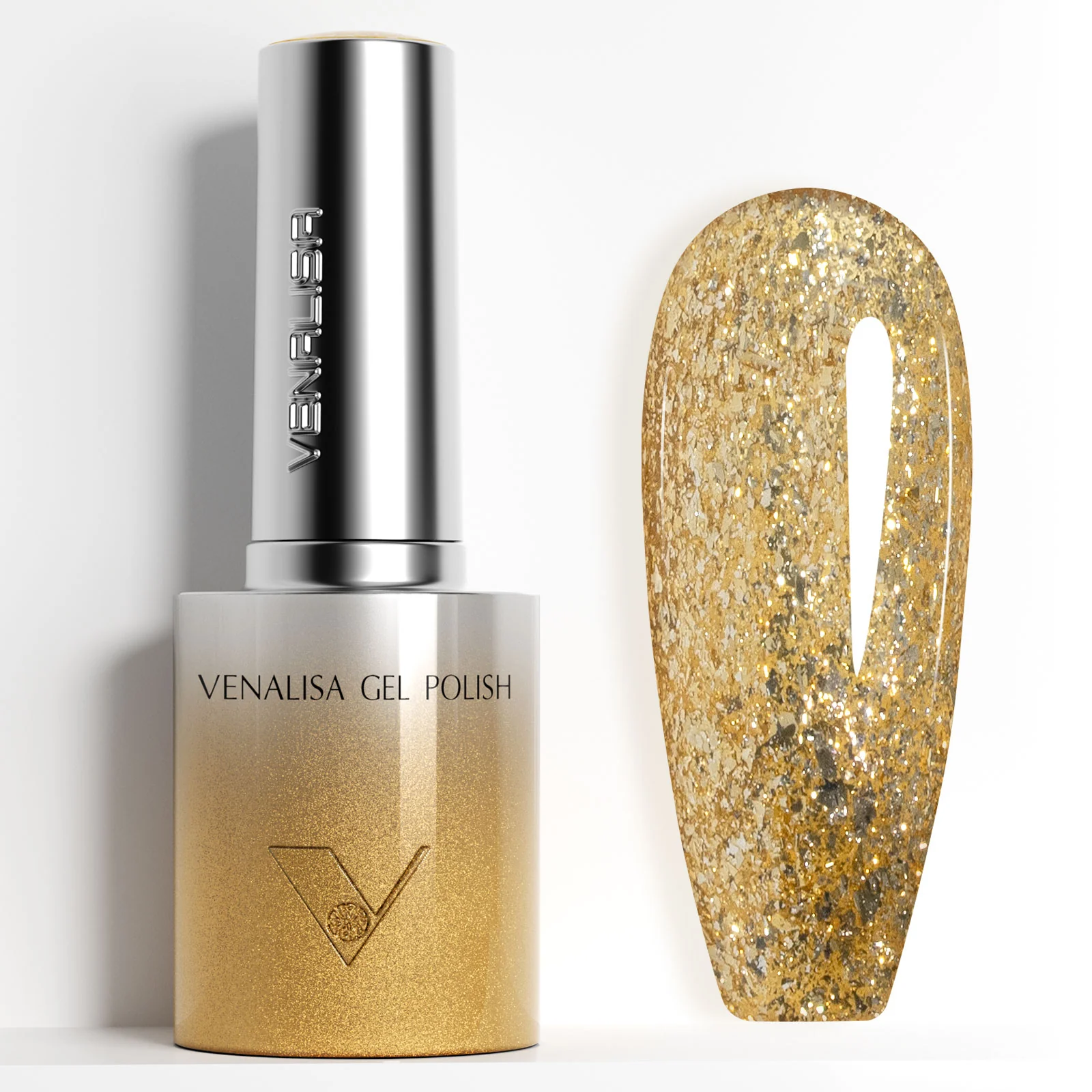 Venalisa UV/LED Gél Lakk 10 ml No.5612 - Glitter Gel