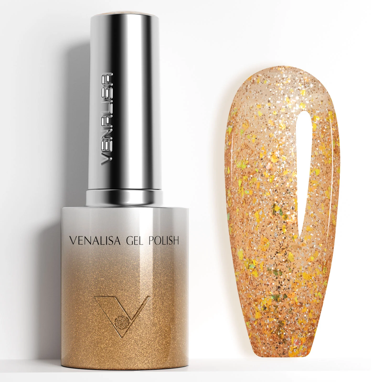 Venalisa UV/LED Gél Lakk 10 ml No.5624 - Glitter Gel