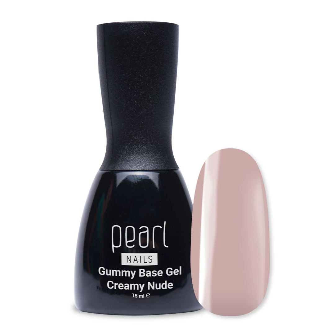 Pearl Nails Gummy Base Gel 15ml - Creamy Nude