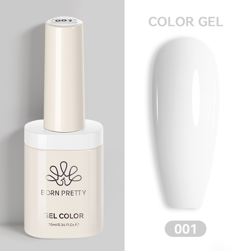 Born Pretty TERRA UV/LED gél lakk 10 ml - No.001 - Hema-Free White