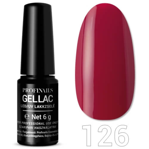 Profinails Gel Lac LED/UV lakkzselé 6gr No.126