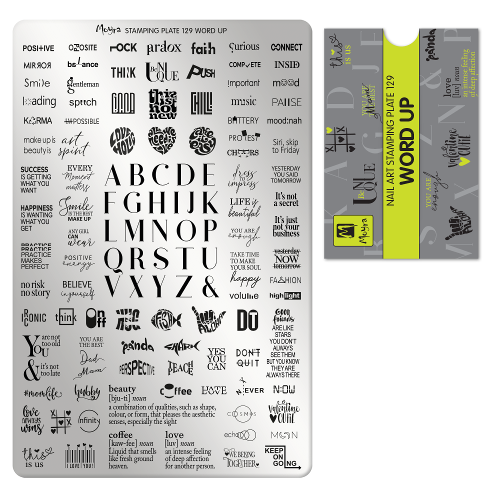 Moyra nyomdalemez No.129 Word Up