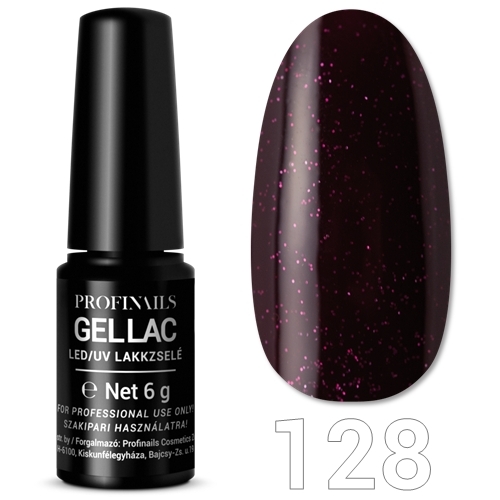 Profinails Gel Lac LED/UV lakkzselé 6gr No.128