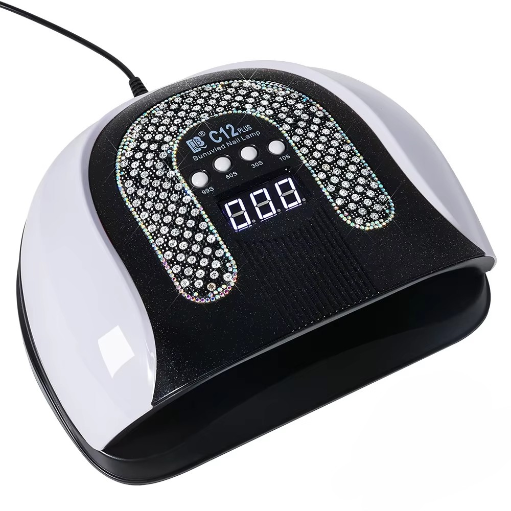 C12 Plus UV/LED Műkörmös Lámpa - 256W 57LED-fent-