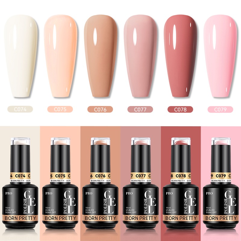 Born Pretty Pro UV/LED HEMA FREE gél lakk szett 6x15ml - BC106