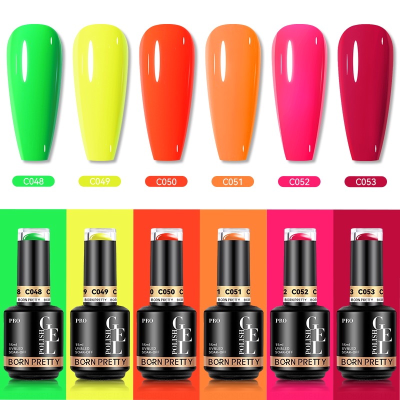 Born Pretty Pro UV/LED HEMA FREE gél lakk szett 6x15ml - BC114