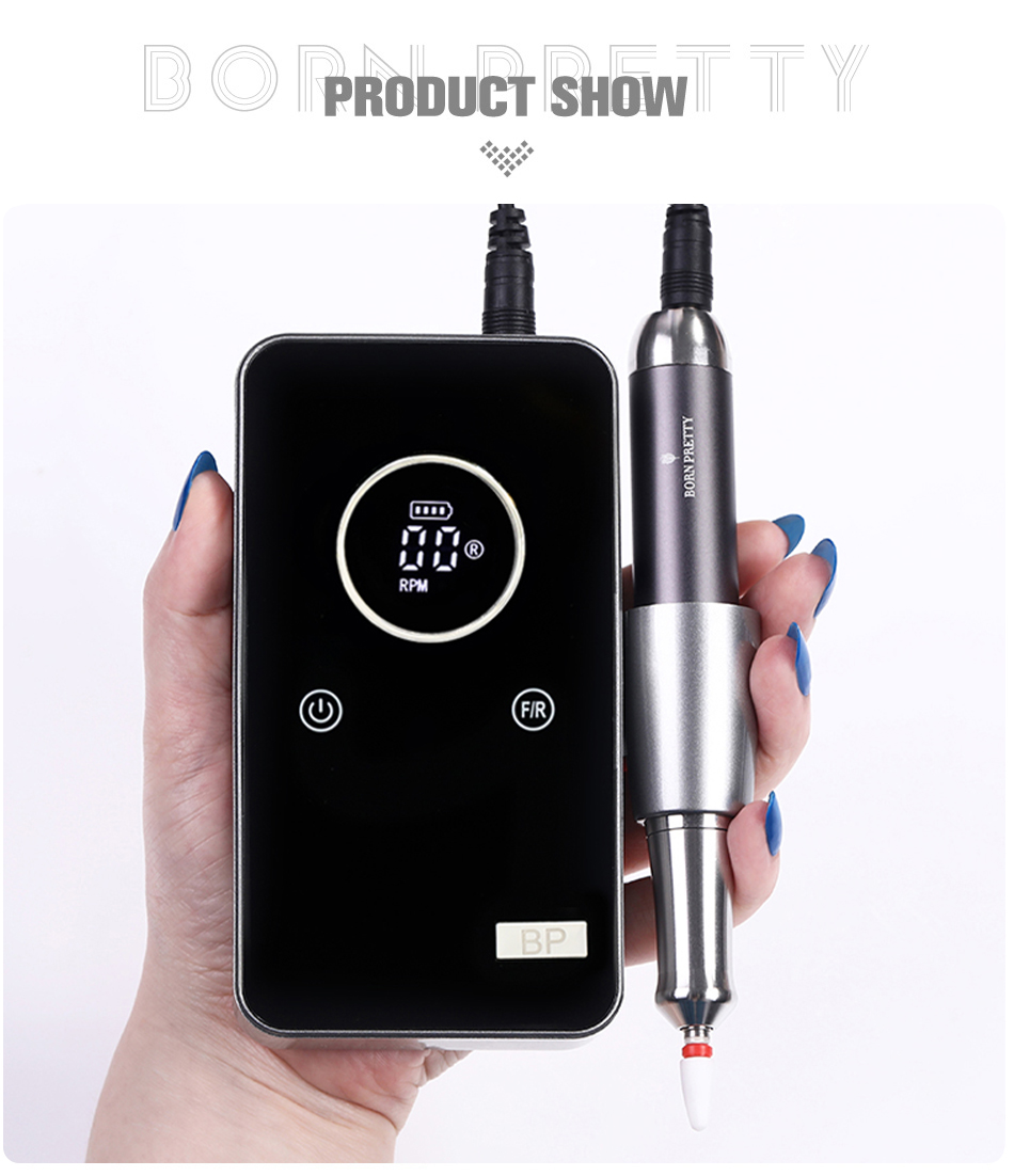 Born Pretty PRO hordozható műköröm csiszológép - 35000 RPM